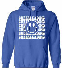 Load image into Gallery viewer, ADULT - Cheerleading smiley design - t-shirt or hoodie
