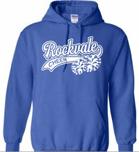 Load image into Gallery viewer, ADULT - Rockvale cheer pompom design - t-shirt or hoodie

