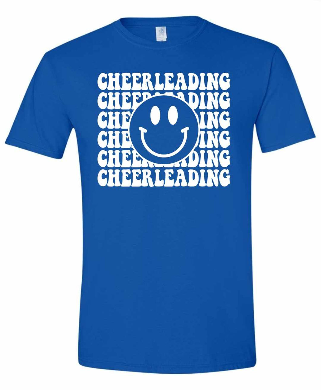 ADULT - Cheerleading smiley design - t-shirt or hoodie