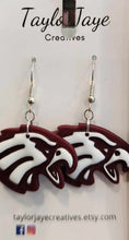 Load image into Gallery viewer, School Spirit Ear Rings - Dangle
