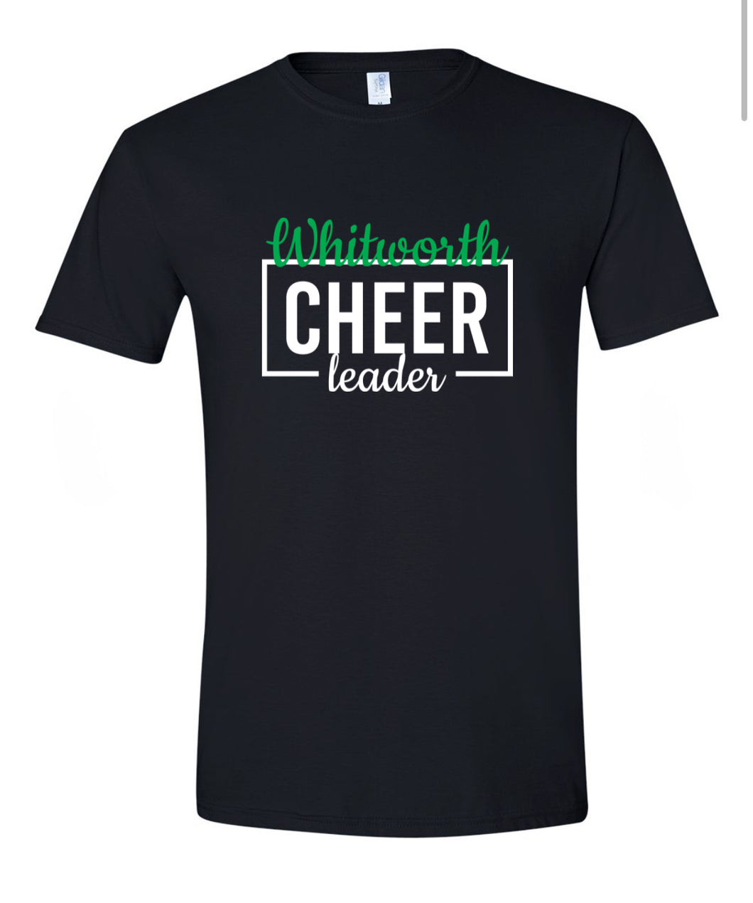 Whitworth Cheer Black Tee
