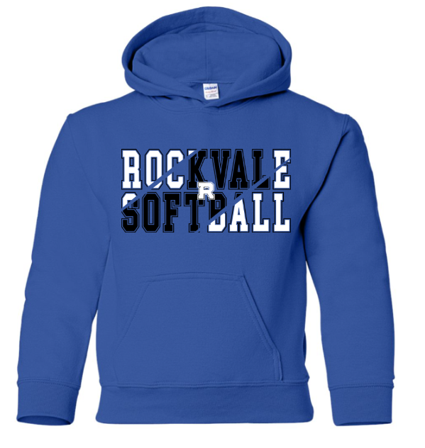 YOUTH Royal Blue Rockvale Softball Hoodie
