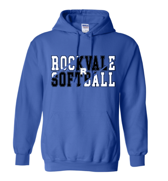 ADULT Royal Blue Rockvale Softball Hoodie