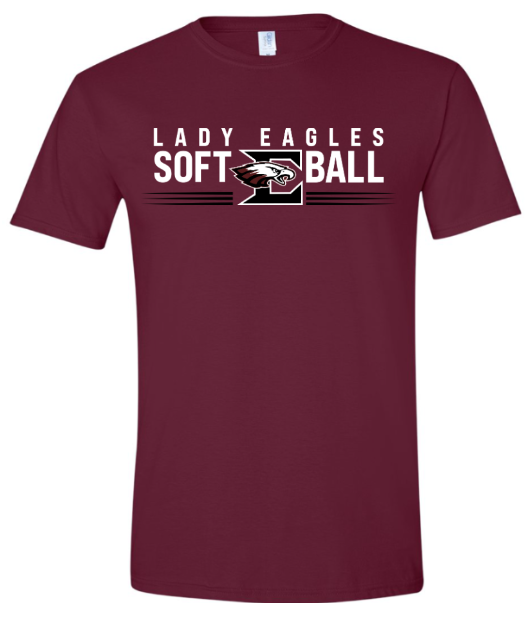 Eagle's Softball Short Sleeve Tee