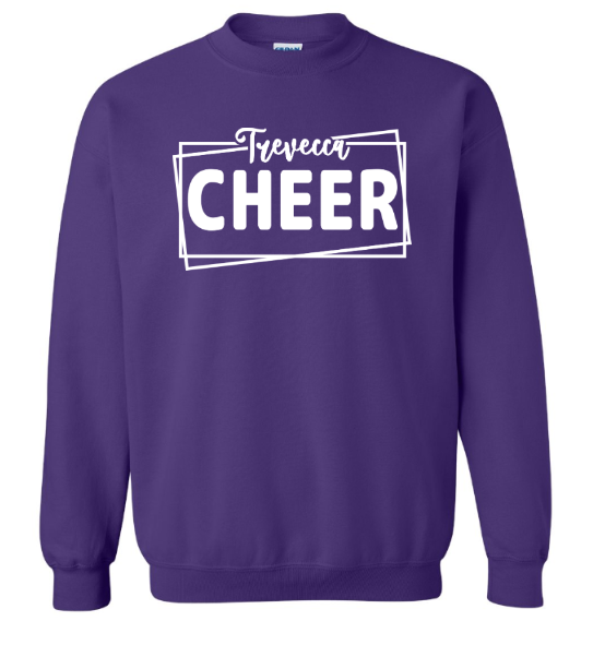 Trevecca Cheer Box Logo Crewneck - Other Color Options Available