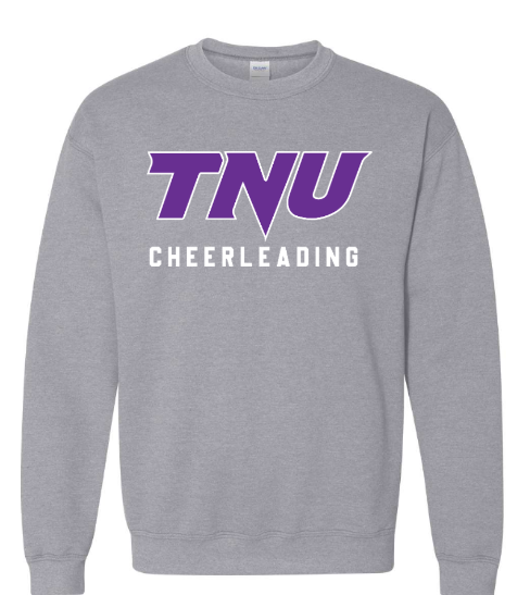 TNU Cheerleading Crewneck - Other Color Options Available