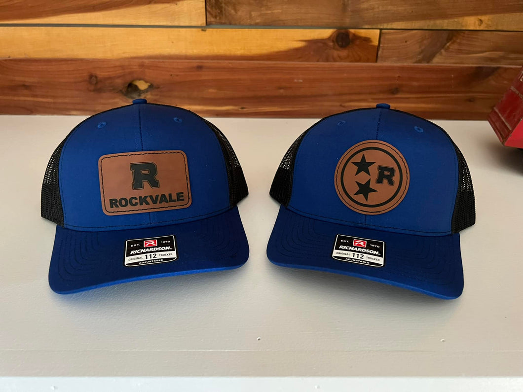 Richardson Trucker Cap with Rockvale Leather Patch