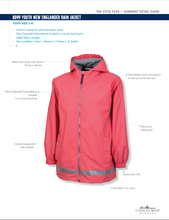 Load image into Gallery viewer, Youth New Englander Rain Jacket

